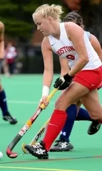 Senior forward Rachael White scored in the second half to draw the Terriers within one at 2-1.