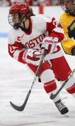 Taylor Holze tallied one of the Terriers' two shorthanded goals
