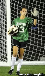 Sophomore Kelly King stopped five shots for her second shutout of the season.