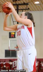 Senior Alex Young is tied for second on the team with 10.8 ppg.