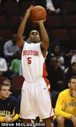 Sophomore Mike Terry Jr. went a perfect 3-of-3 for a career-high seven points.