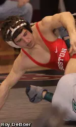 Senior Fred Santaite went 4-0 on the day.