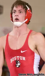 Sophomore Nick Tourville pinned both of his opponents at 157.