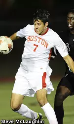 Sophomore Cameron Souri is one of seven Terriers to have assisted on a goal this season.