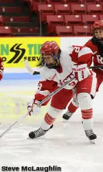 Sophomore Kayla Tutino notched her first two goals of the season in the Terriers' victory on Saturday.
