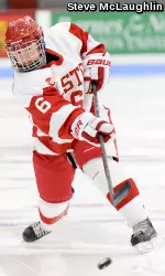 Junior Shannon Doyle scored her first goal as a Terrier.