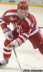 Grzelcyk scored his first goal as a Terrier on Sunday against BC.