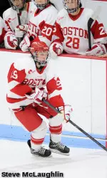 Senior Jenelle Kohanchuk bookended the Terriers' scoring en route to a career-high five points.