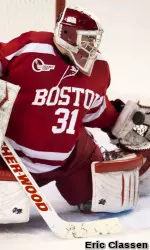 Sean Maguire earned his first collegiate shutout.