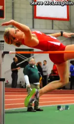 Senior Allison Barwise was a First Team All-American in the high jump last season.