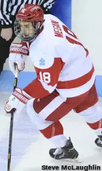 Senior Wade Megan tallied a goal and an assist in the victory.