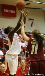 Senior Chantell Alford leads BU with 18.5 ppg.