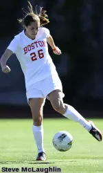 Senior Jessica Morrow earned NSCAA All-America Third Team honors and All-Northeast First Team accolades.
