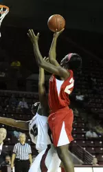 Sophomore Rashidat Agboola leads BU with five double-doubles on the season