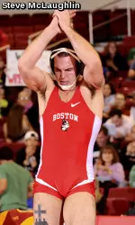 John Hall earned a 17-2 technical fall to help spark the Terriers' comeback.