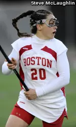 Sophomore Sydney Godett collected four ground balls and controlled two draws.