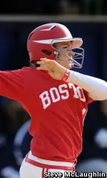 Sophomore Brittany Clendenny recorded two doubles against Coastal Carolina.