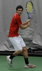 Senior Michael Kopelman won a third set tiebreaker, 15-13, at No. 3 singles.