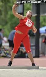 Sophomore Sarah Dillard placed first in the shot put and also had a second-place finish in the discus.