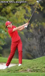 Freshman Kristyna Pavlickova sank a hole-in-one for the Terriers.