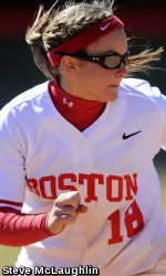 Sophomore Brittany Clendenny hit two home runs in the series against Albany