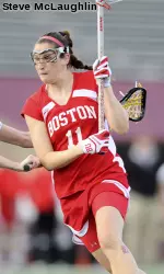 Senior Hannah Frey scored four goals on Saturday against Stony Brook