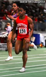 Walton claimed first place in the 200m dash at the America East Championships in February.