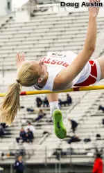 Junior Allison Barwise placed ninth in the high jump (1.83m).