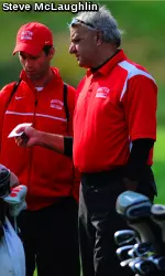 Boston University women's golf head coach Bruce Chalas.