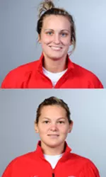 Marie-Philip Poulin (top) and Jenn Wakefield