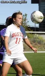 Sophomore Dara DeMatteo scored her first career goal against Albany.