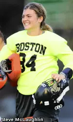 Maroney leads America East goalkeepers in both goals-against average (1.04) and save percentage (.839).