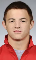 Dane Harlowe won both of his matches at Saturday's CAA Duals.