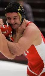 Sophomore Mitchell Wightman earned a major decision at 165.