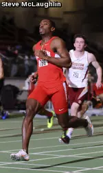 Senior R.J. Page broke his own school record in the 200m dash with a time of 21.25 seconds.