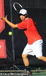 Freshman Jay Leelavanich was a combined 2-0 in singles and doubles.