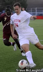 Sophomore Mac McGuire (1g, 1a) leads BU with 10 shots on goal.