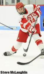 Freshman Maddie Elia notched her first collegiate goal on Saturday afternoon.