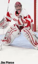 Senior goaltender Kerrin Sperry's next start will be the 100th of her career.