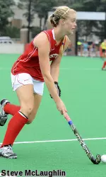 Senior Nell Burdis scored a goal in BU's 2-0 win over Bucknell back on Oct. 19.
