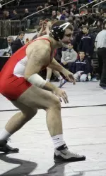 Senior Kevin Innis picked up a pair of wins on Sunday.