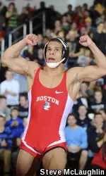 Senior Nestor Taffur improved to 16-1 overall with his 6-5 victory.