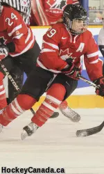 Marie-Philip Poulin led Canada to a gold medal at the 2010 Olympic Winter Games in Vancouver.
