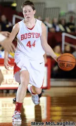 Senior Mo Moran leads the America East with 6.2 assists per game.