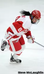 Sophomore Kayla Tutino notched a career-high three assists on Sunday against Vermont.