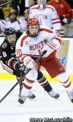 O'Regan led all Hockey East rookies in scoring during league play with 27 (9g, 18a).