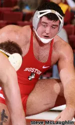 Junior Kevin Innis (285) claimed his second career NCAA victory with a 2-1 win over Rutgers' William Smith.
