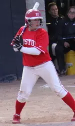 Junior Megan Volpano led the Terriers with two hits.