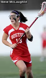 Senior Danielle Etrasco leads BU with 47 points (37g, 10a)