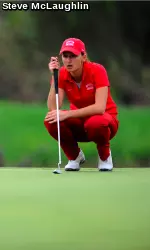 Sophomore Kristyna Pavlickova finished the second round at even par.